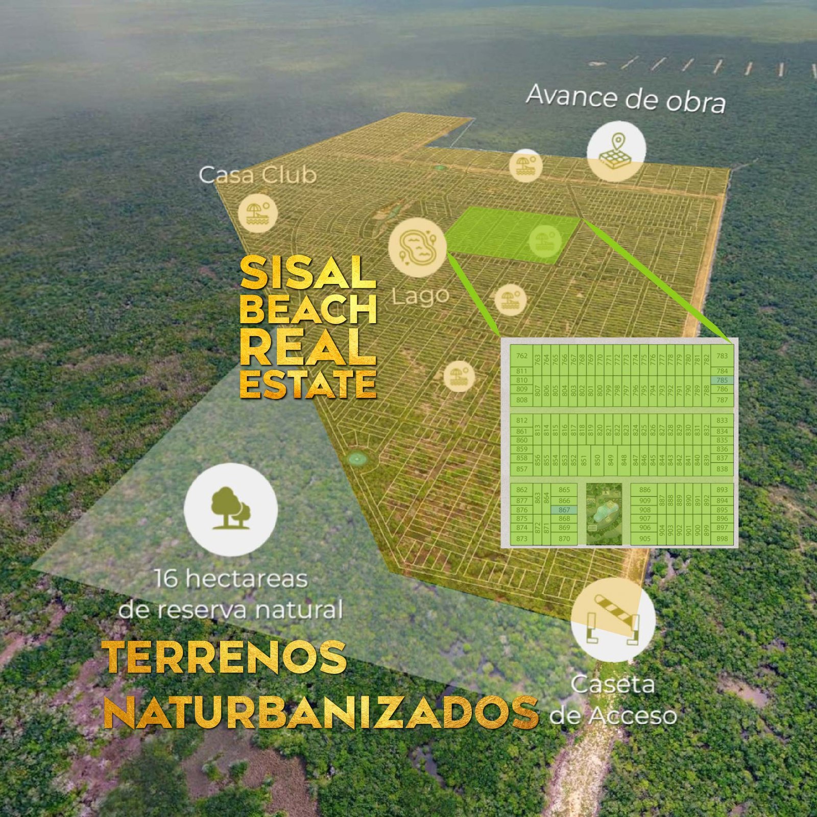 Terrenos en la Carretera Mérida-Sisal — Sisal Yucatán