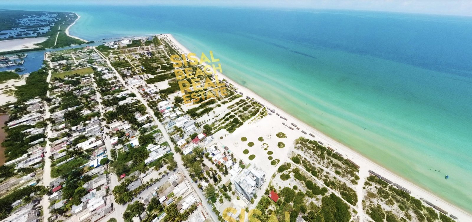 Vista panorámica 360° de Zona Rosa Palmar — Km 0.62 Oeste, Sisal Yucatán